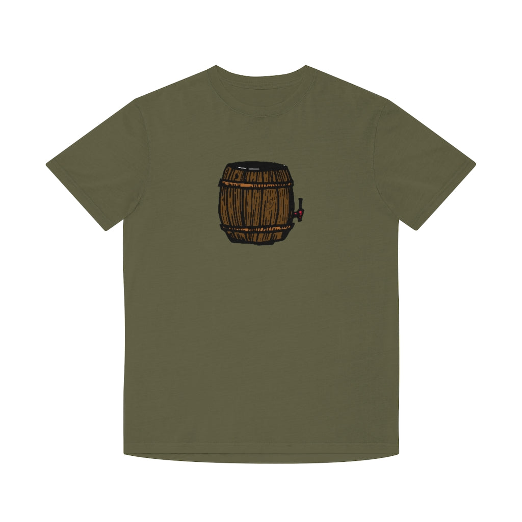 Beer Keg Unisex Faded Shirt