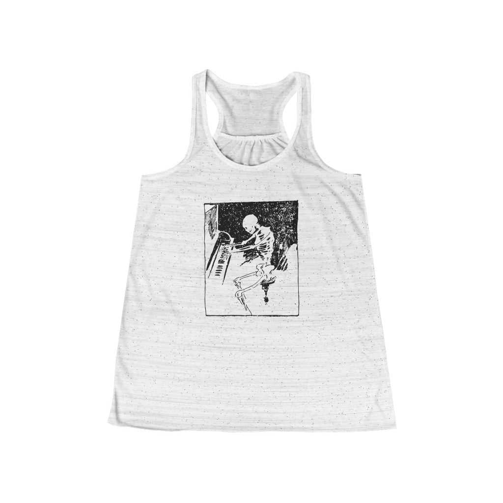 Piano Player Women's Flowy Racerback Tank