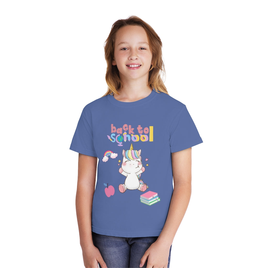 Back to School Unicorn Youth Midweight Tee