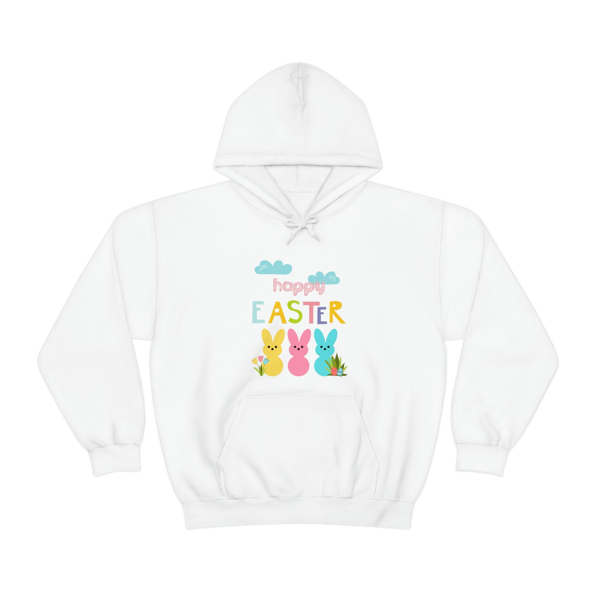 Happy Easter Bunny Unisex Heavy Blend™ Hooded Sweatshirt