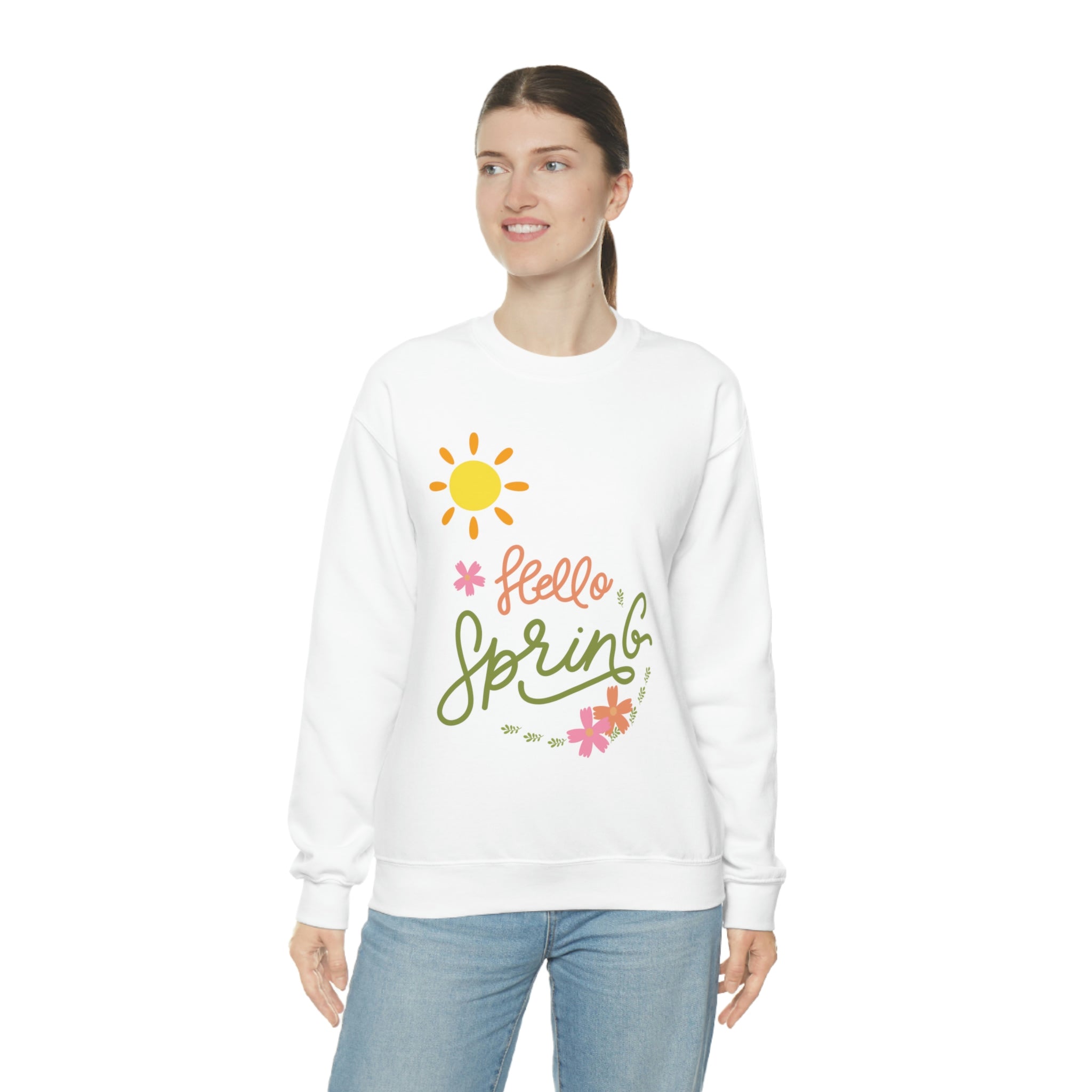 Spring Sunshine Unisex Heavy Blend™ Crewneck Sweatshirt