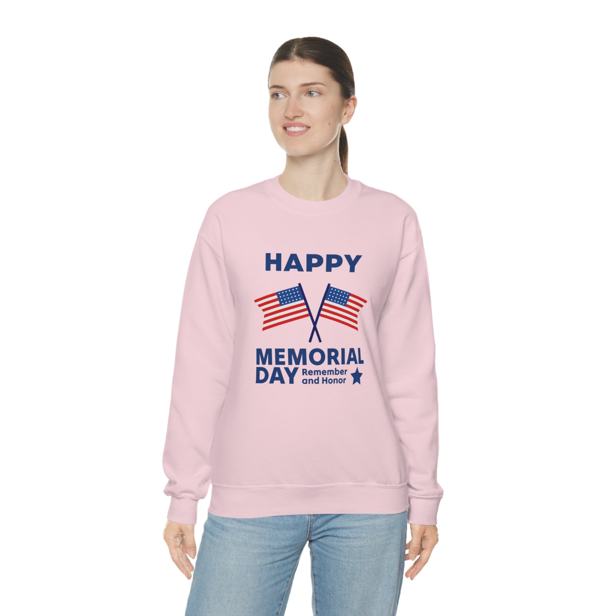 Happy Memorial Day Unisex Heavy Blend™ Crewneck Sweatshirt