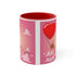 Happy Valentine's Day Accent Coffee Mug, 11oz