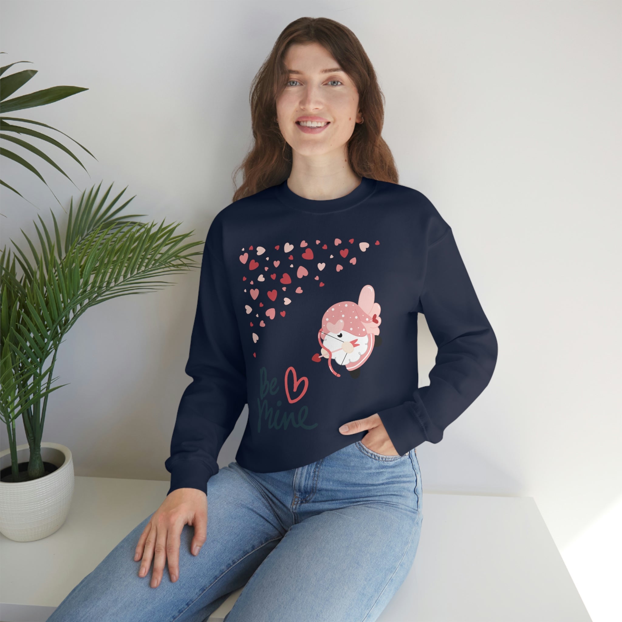 Be Mine Gnome!! Unisex Heavy Blend™ Crewneck Sweatshirt