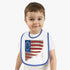 Old Glory Baby Contrast Trim Jersey Bib