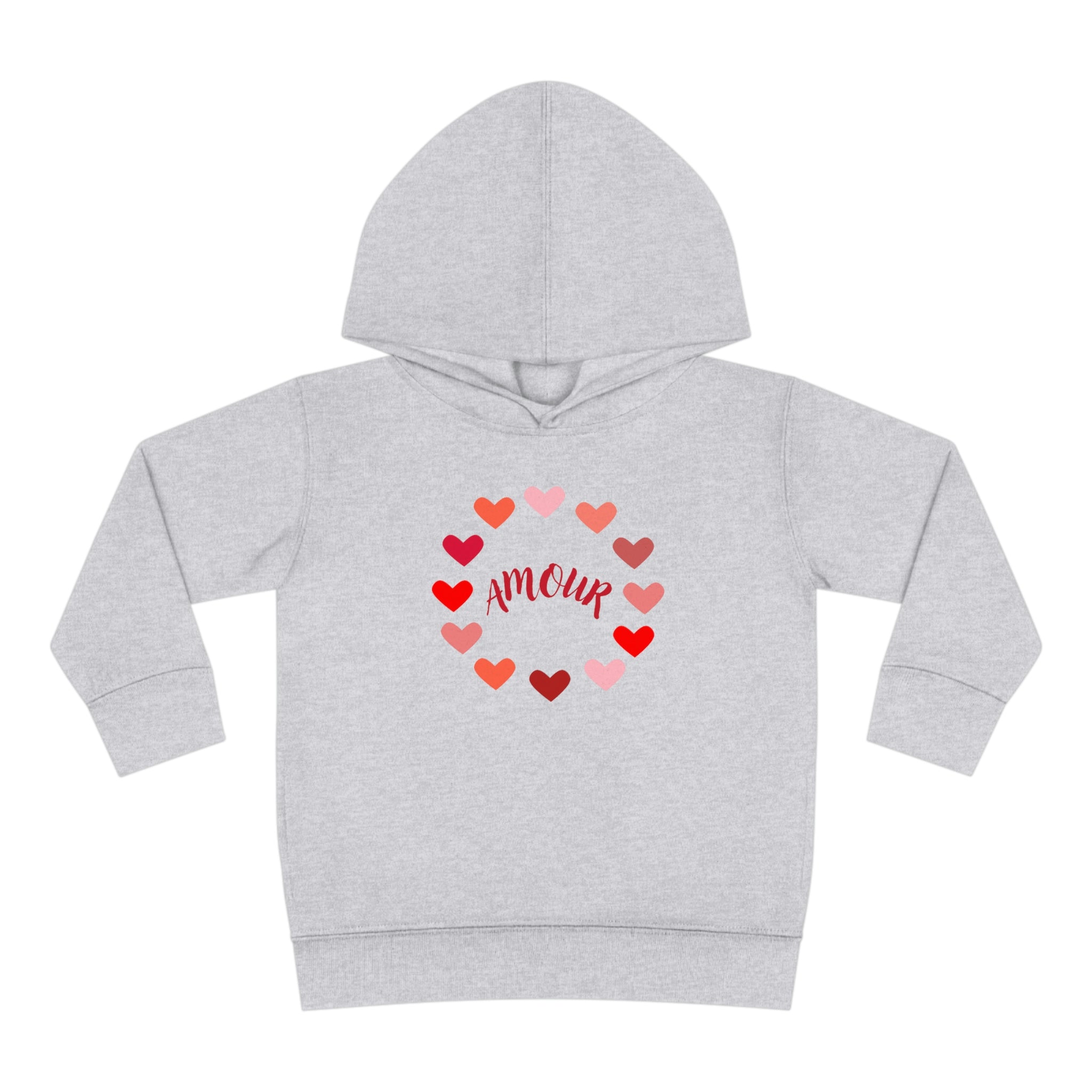 Amour Toddler Pullover Fleece Hoodie