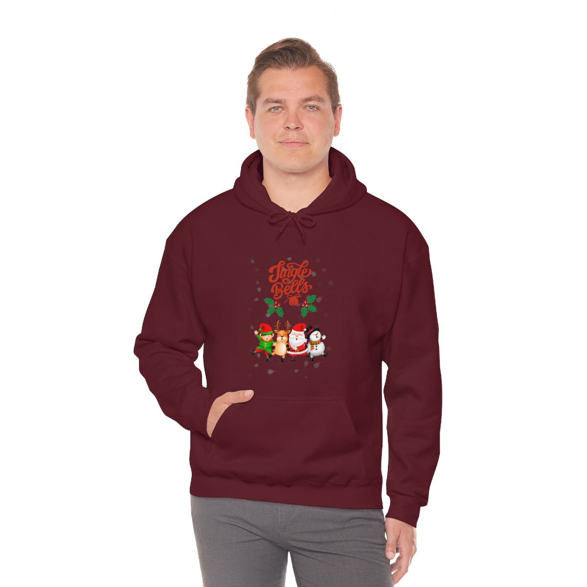 Jingle Bells Unisex Heavy Blend™ Hooded Sweatshirt