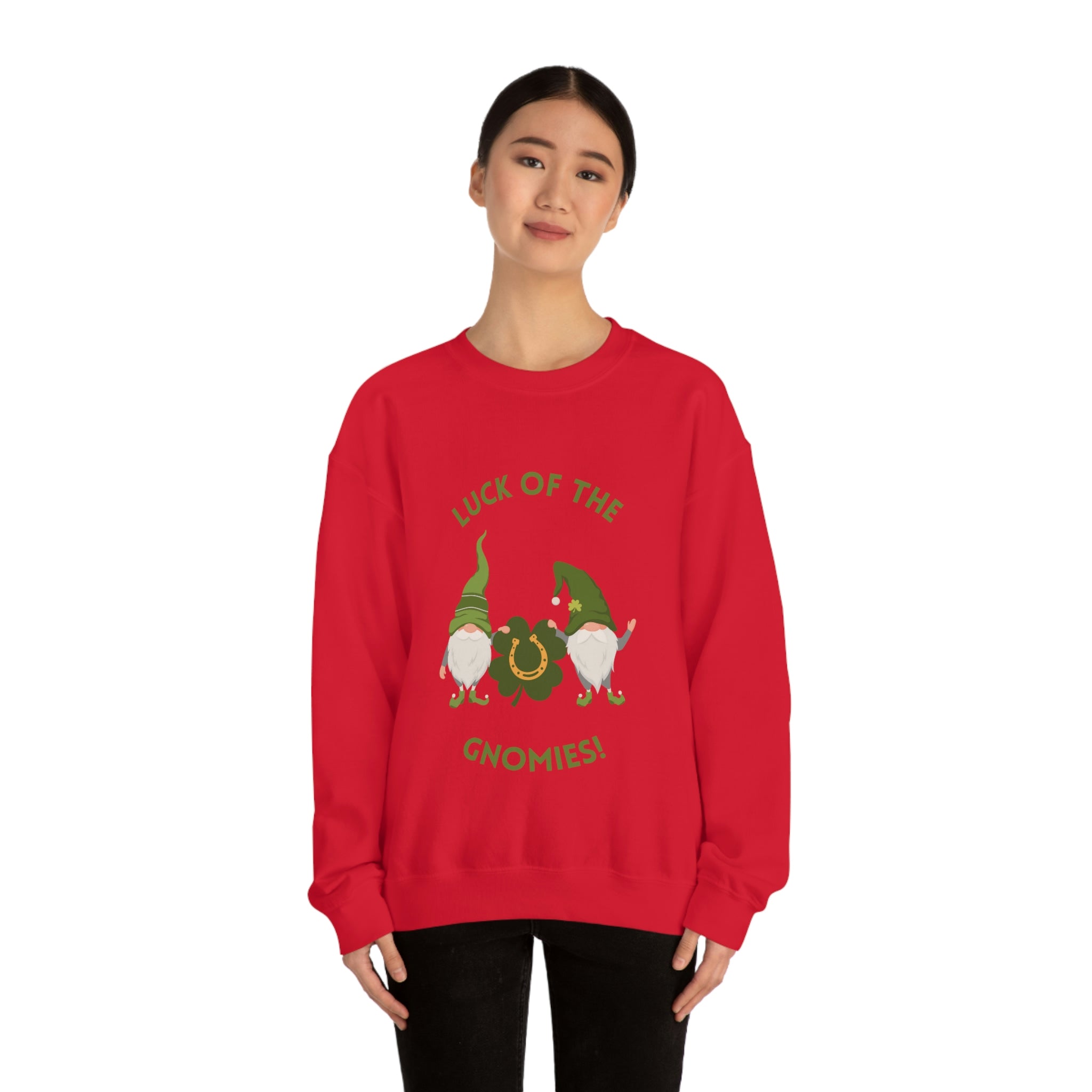 The Luck Of The Gnomies! Unisex Heavy Blend™ Crewneck Sweatshirt