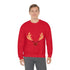 Reindeer Christmas Unisex Heavy Blend™ Crewneck Sweatshirt