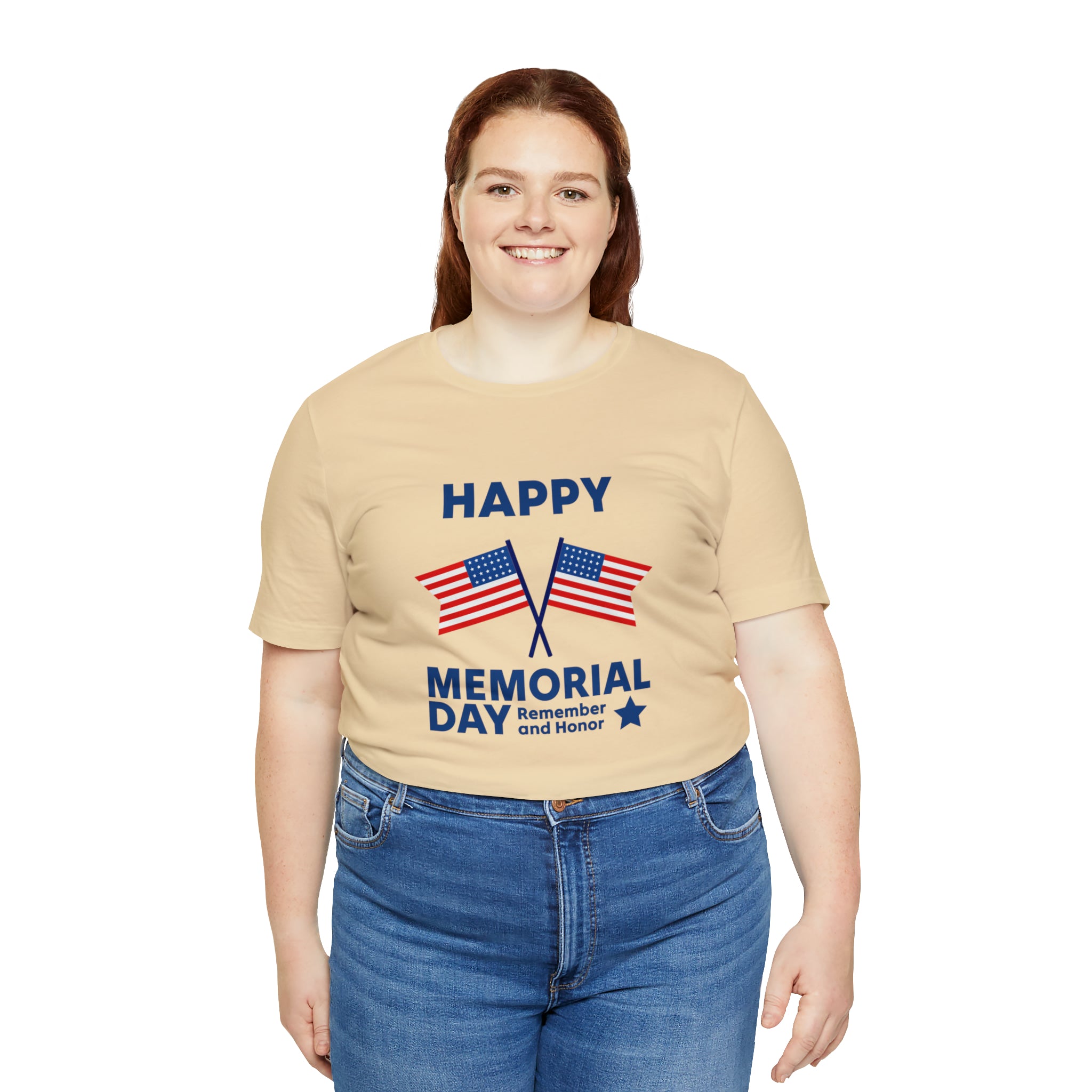 Happy Memorial Day Unisex Jersey Short Sleeve Tee
