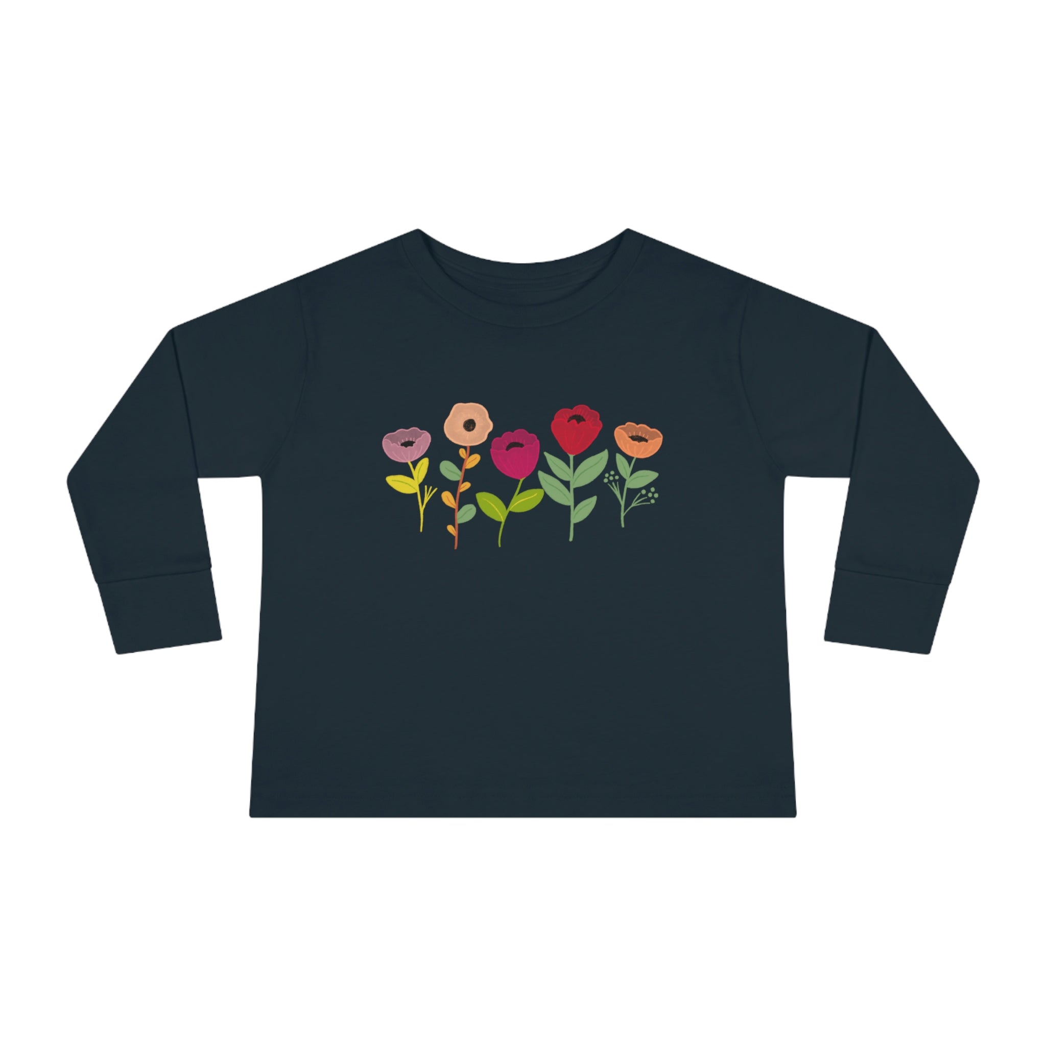 Spring Flowers Toddler Long Sleeve Tee