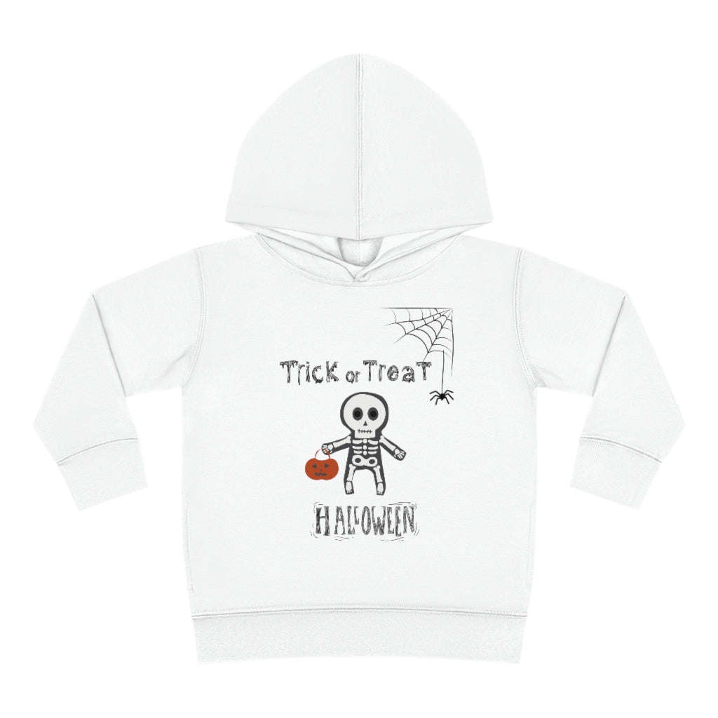 Trick or Treat Halloween Toddler Pullover Fleece Hoodie