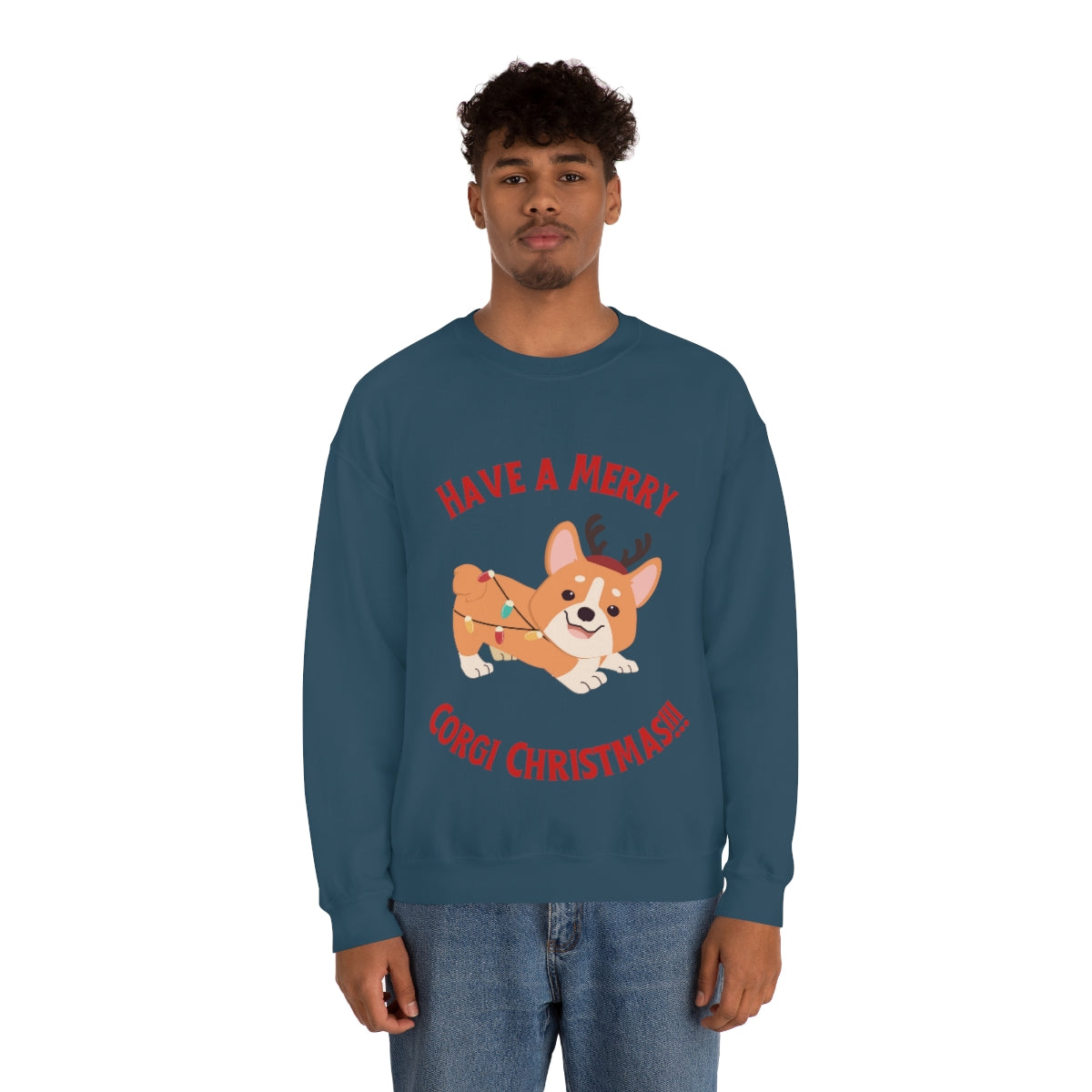 Have A Merry Corgi Christmas Unisex Heavy Blend™ Crewneck Sweatshirt