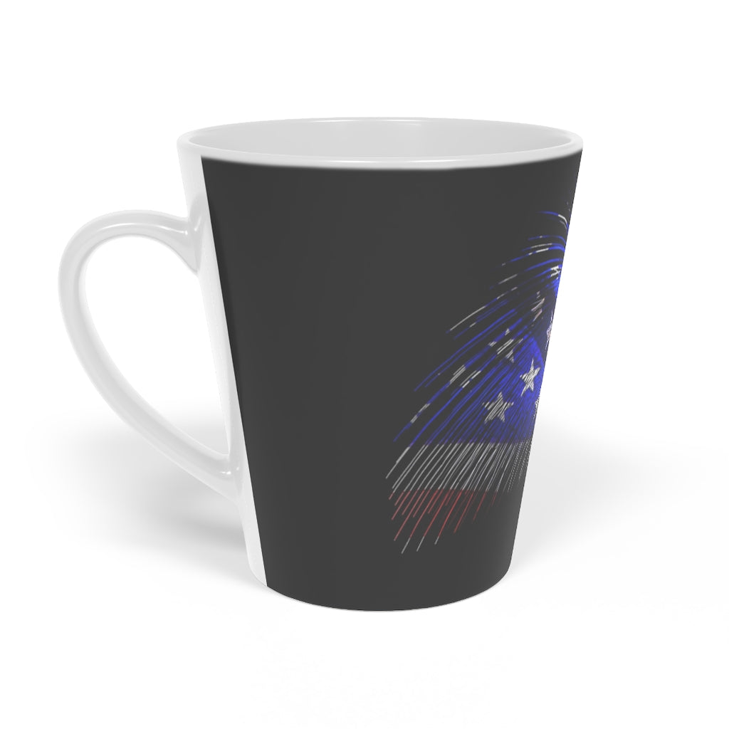 Old Glory Latte Mug, 12oz