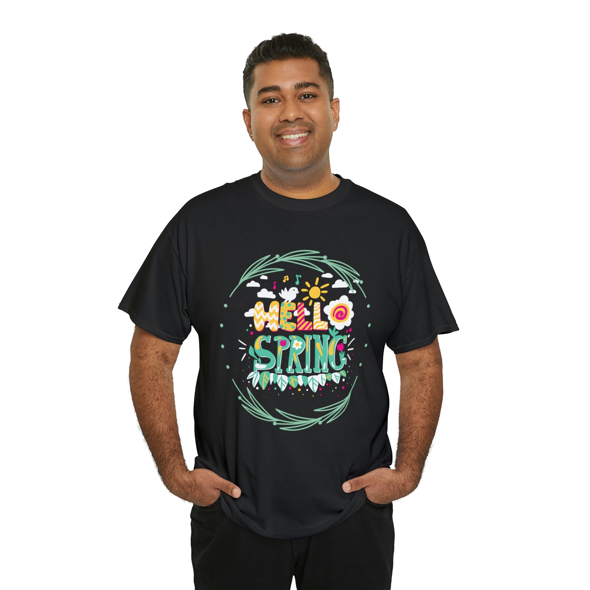 Hello Spring Unisex Heavy Cotton Tee