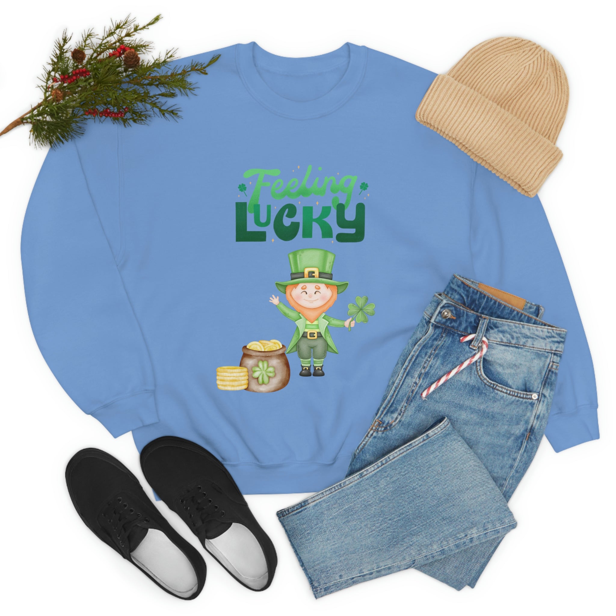 Feeling Lucky Unisex Heavy Blend™ Crewneck Sweatshirt