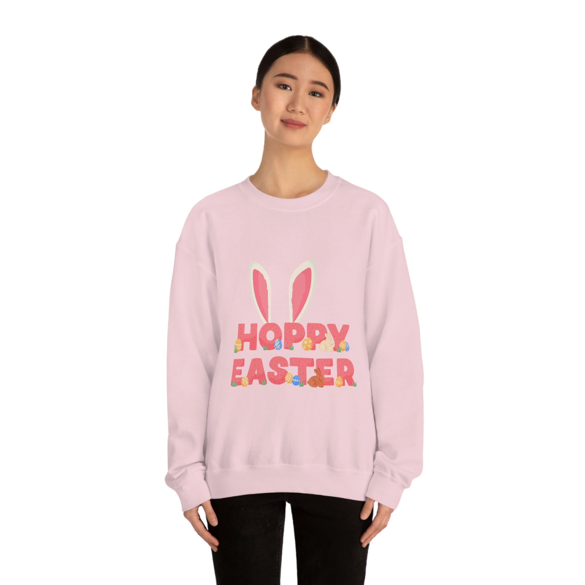 The Hoppy Easter Unisex Heavy Blend™ Crewneck Sweatshirt