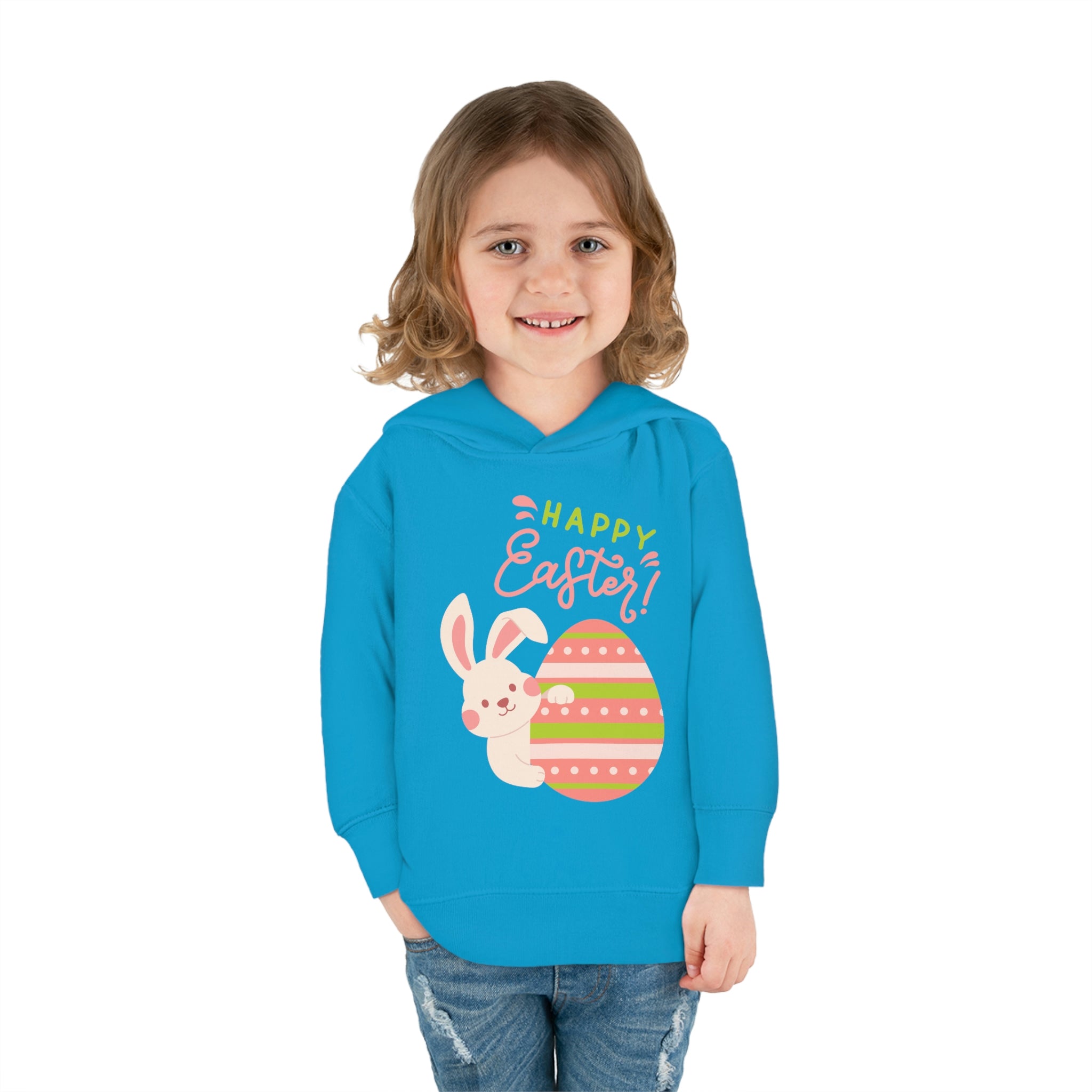 Easter Egg Toddler Pullover Fleece Hoodie