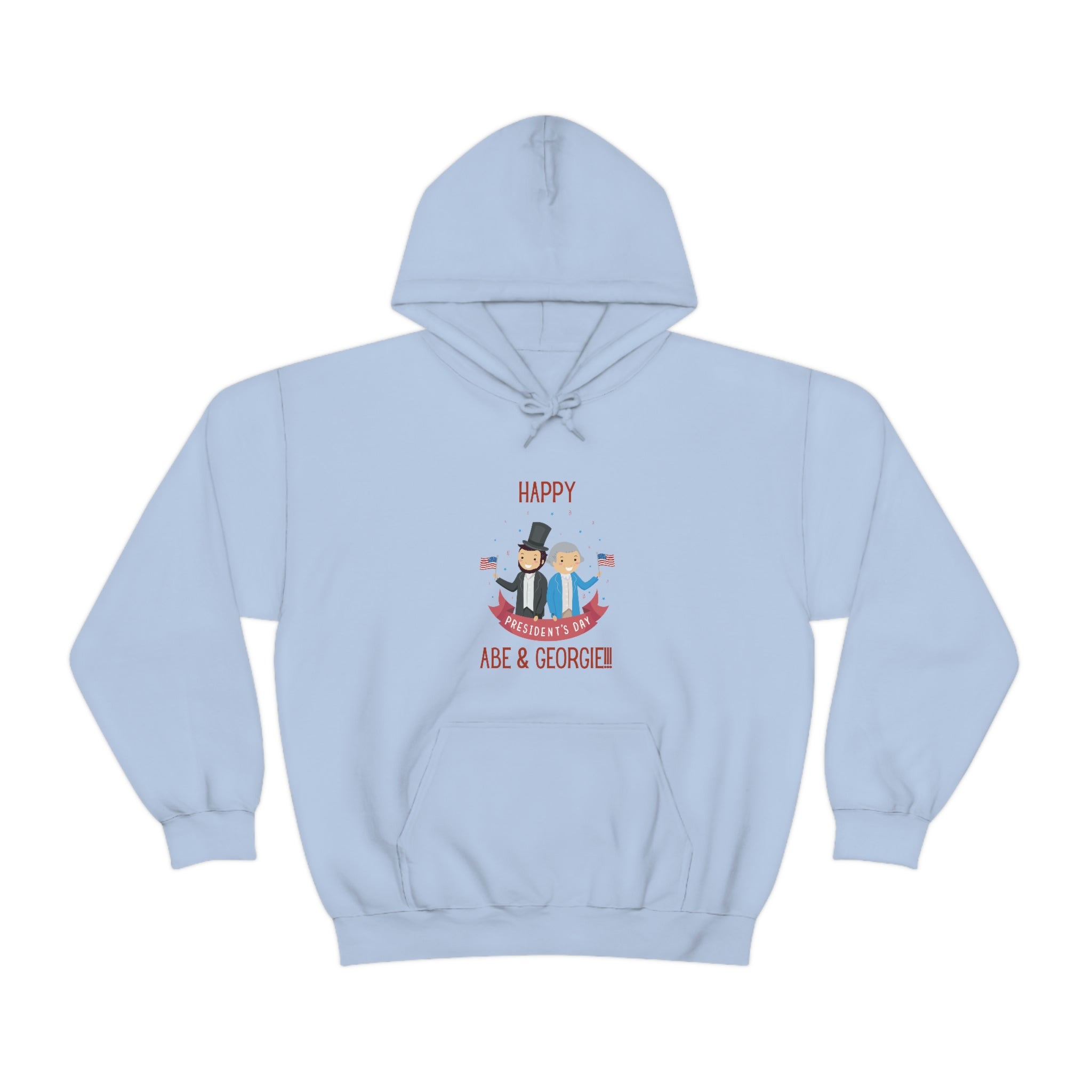 Happy President's Day Abe & Georgie!!! Unisex Heavy Blend™ Hooded Sweatshirt