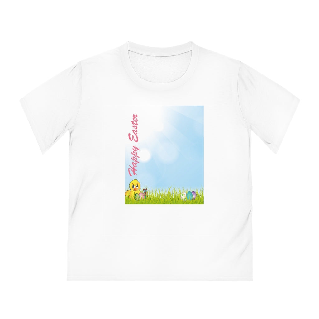 Happy Easter Unisex Organic Short Sleeve Tee