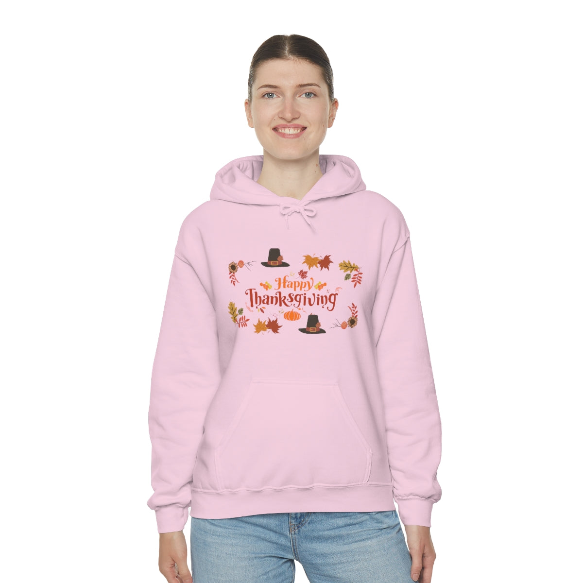 Happy Thanksgiving Unisex Heavy Blend™ Hooded Sweatshirt