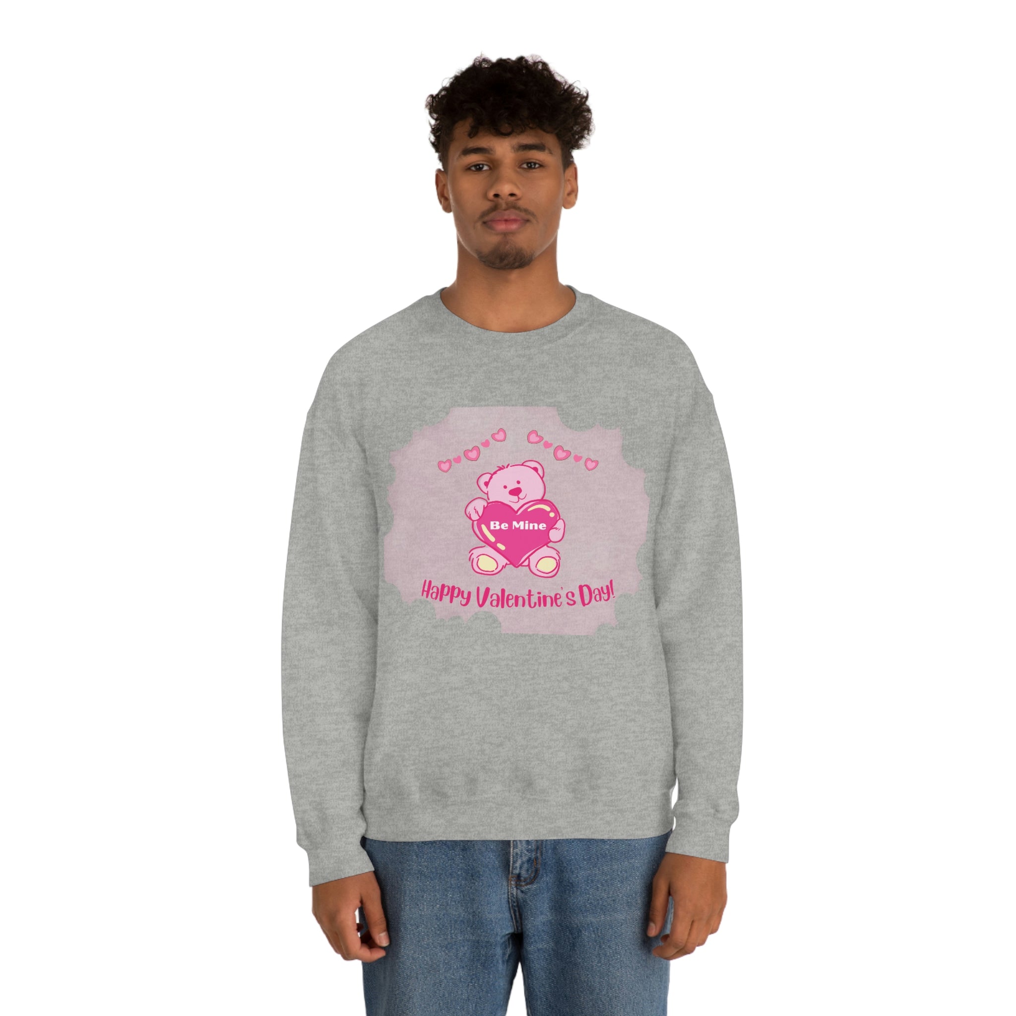 Happy Valentine's Day Be Mine Unisex Heavy Blend™ Crewneck Sweatshirt