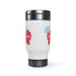 Mom You're No.1 Stainless Steel Travel Mug with Handle, 14oz