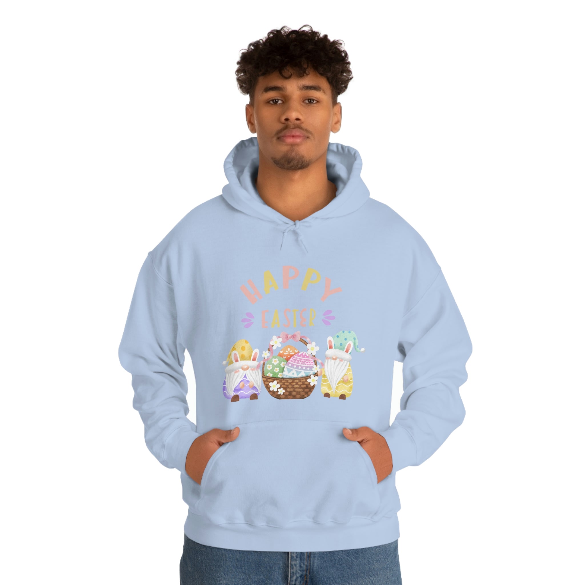 Happy Easter Gnome Unisex Heavy Blend™ Hooded Sweatshirt