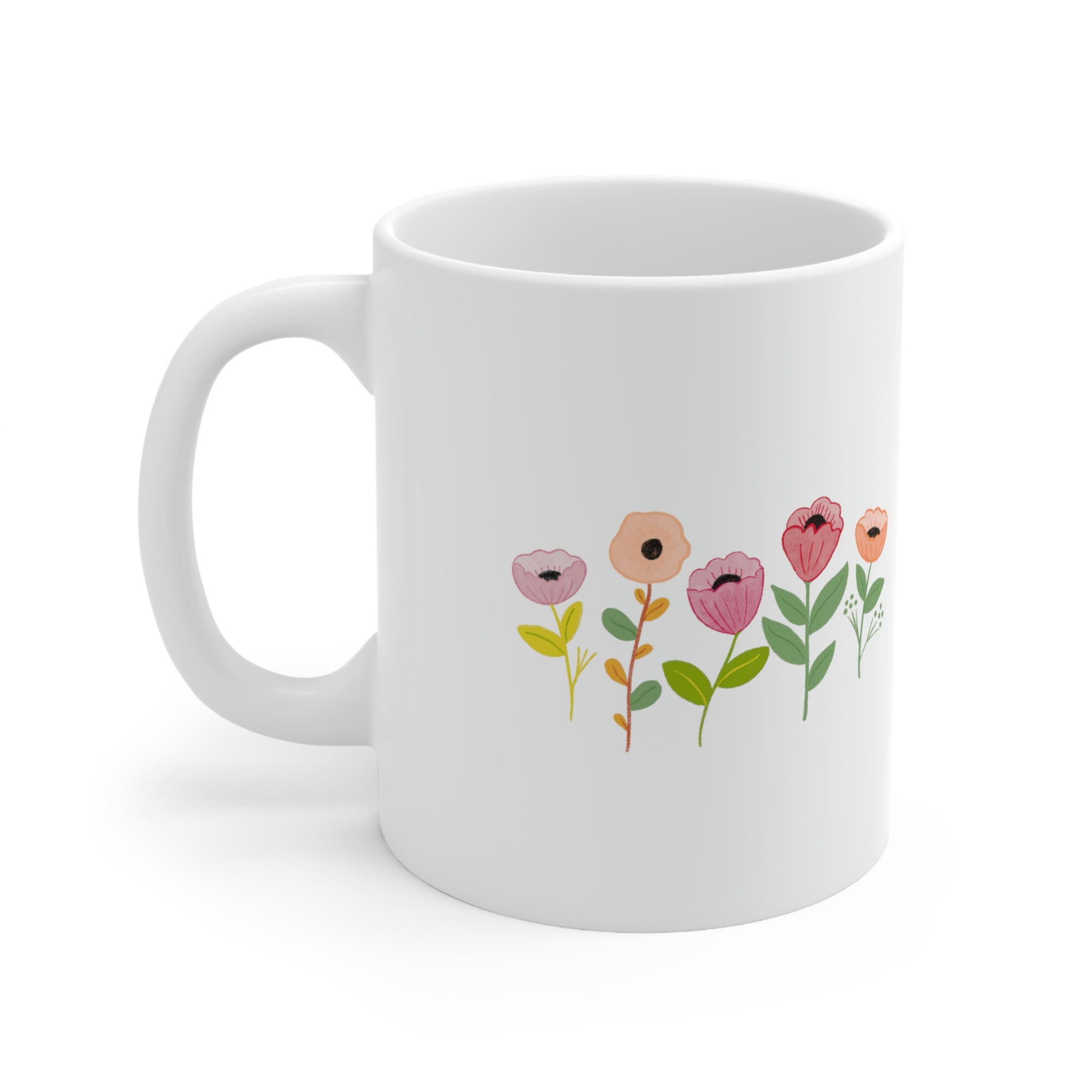 Spring Flowers Ceramic Mug 11oz