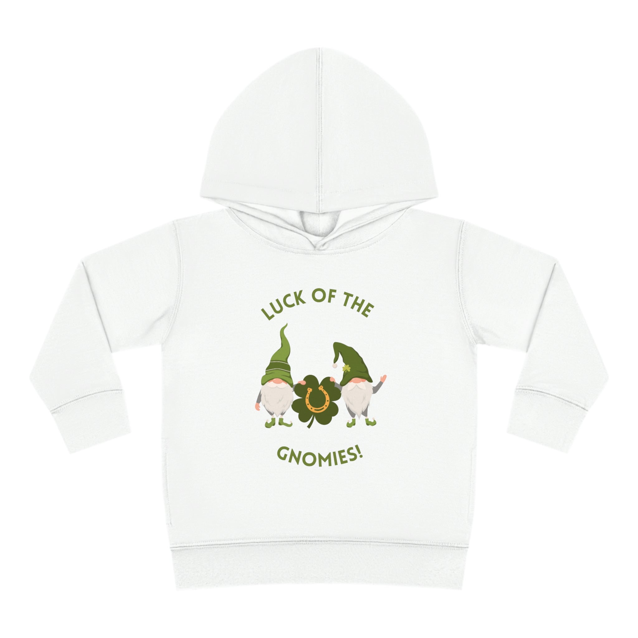 The Luck Of The Gnomies! Toddler Pullover Fleece Hoodie