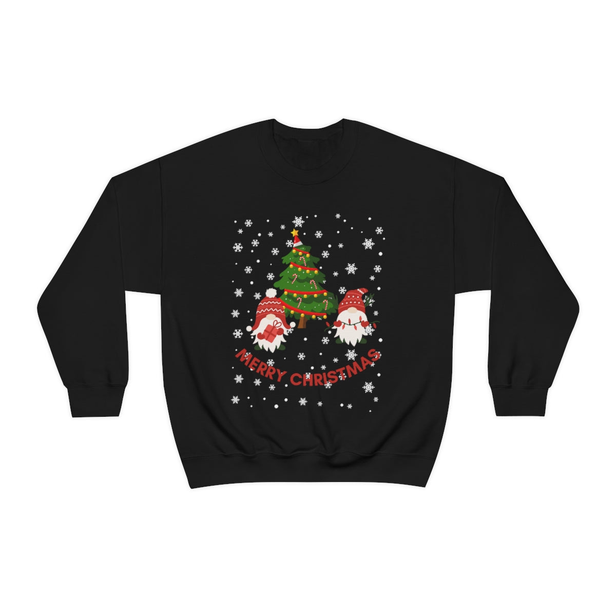 Merry & Bright Holidays Christmas Unisex Heavy Blend™ Crewneck Sweatshirt