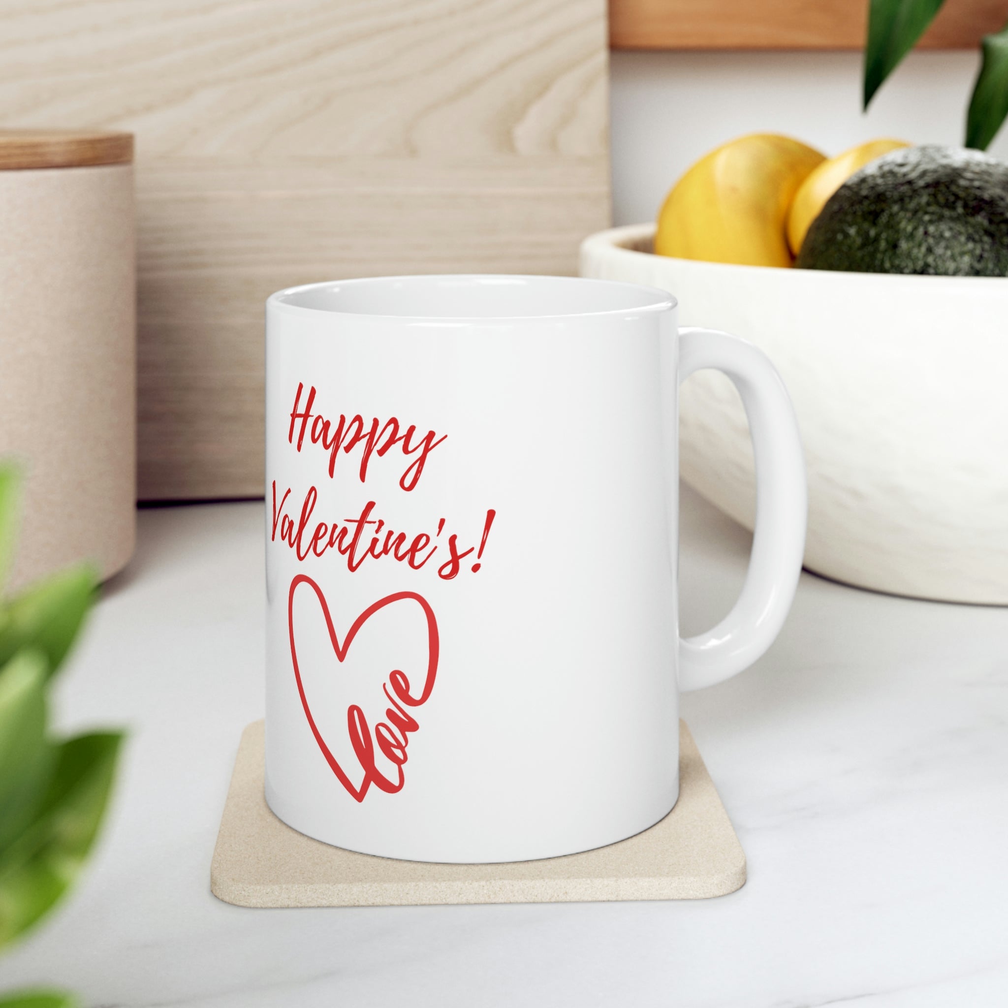 Happy Valentine's Love! Ceramic Mug 11oz