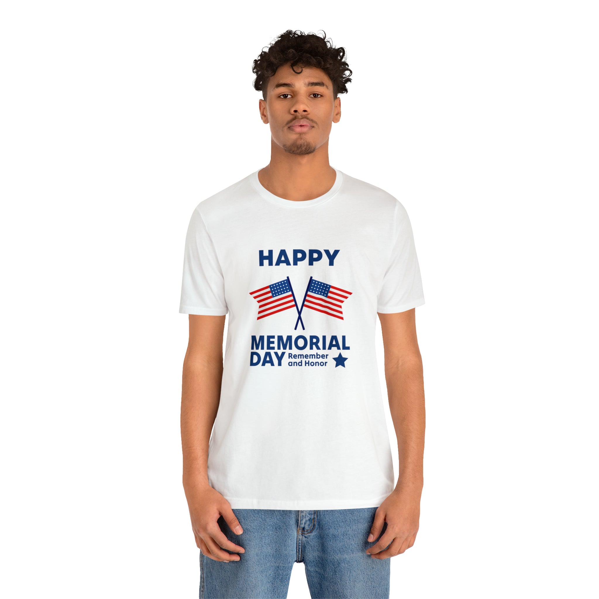 Happy Memorial Day Unisex Jersey Short Sleeve Tee