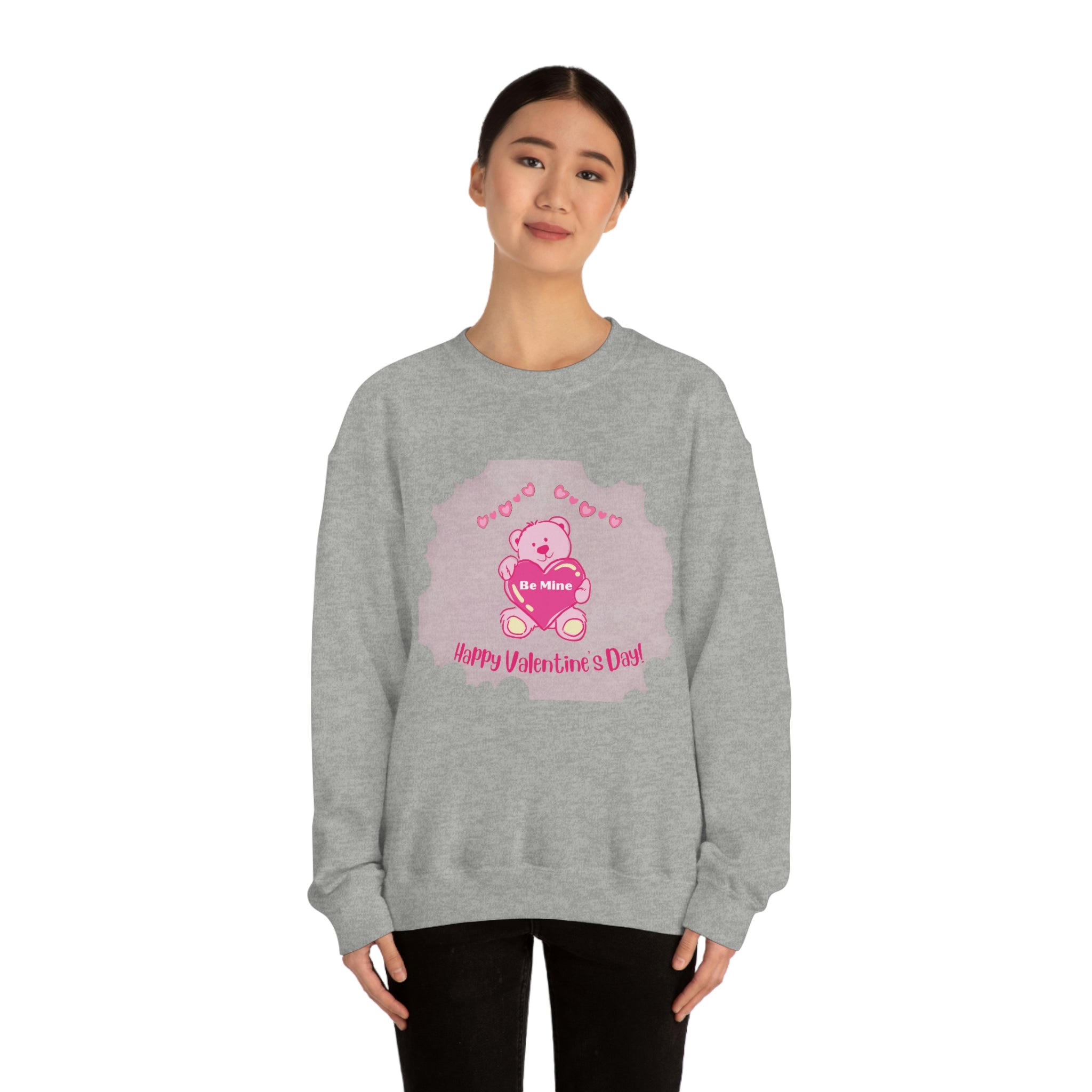 Happy Valentine's Day Be Mine Unisex Heavy Blend™ Crewneck Sweatshirt