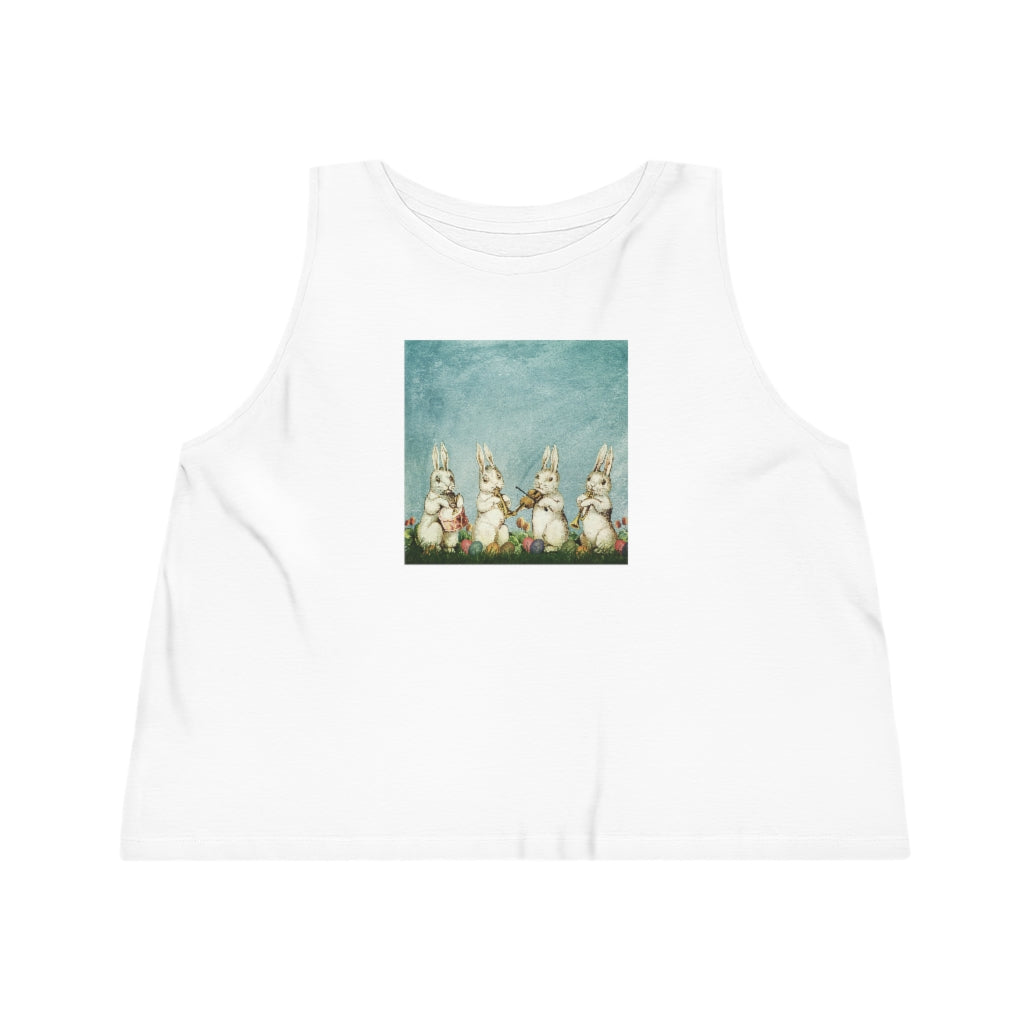 Easter Bunnies Women's Dancer Cropped Tank Top