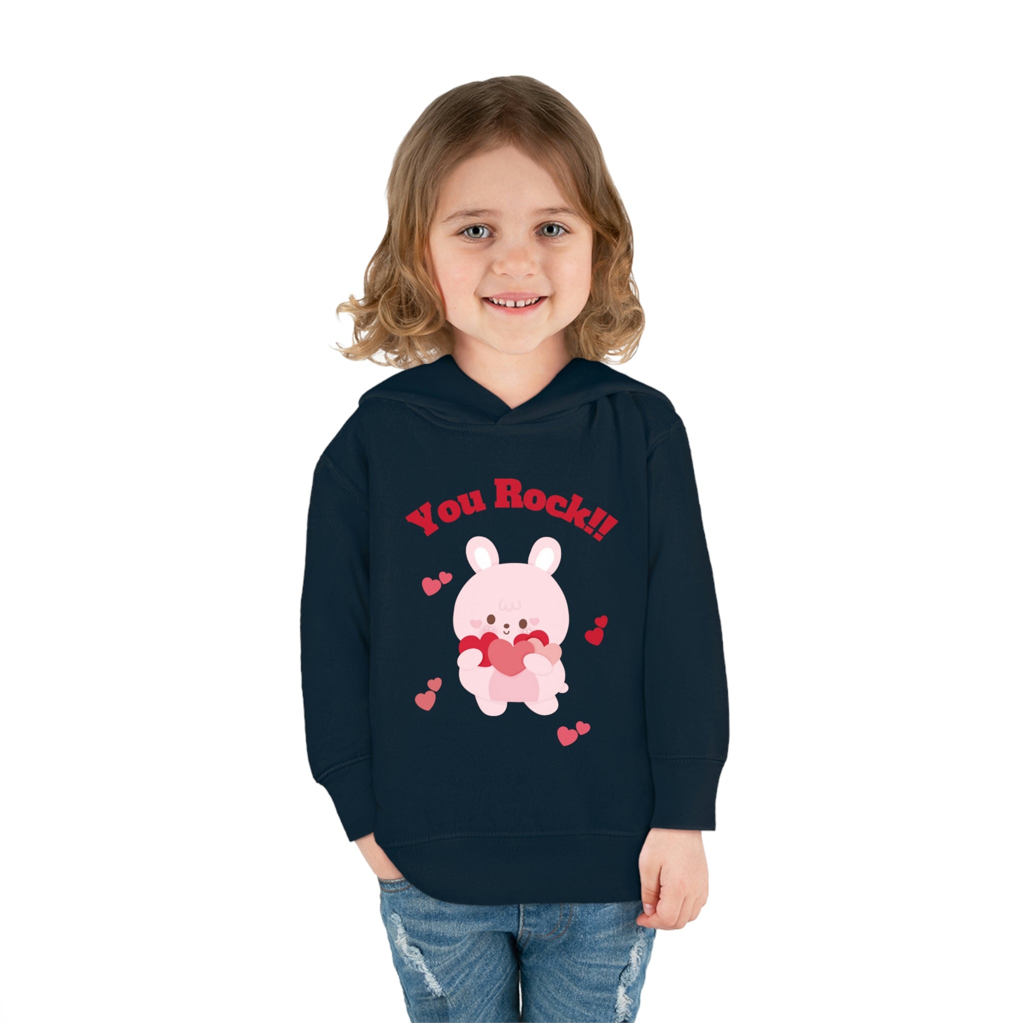 You Rock Toddler Pullover Fleece Hoodie