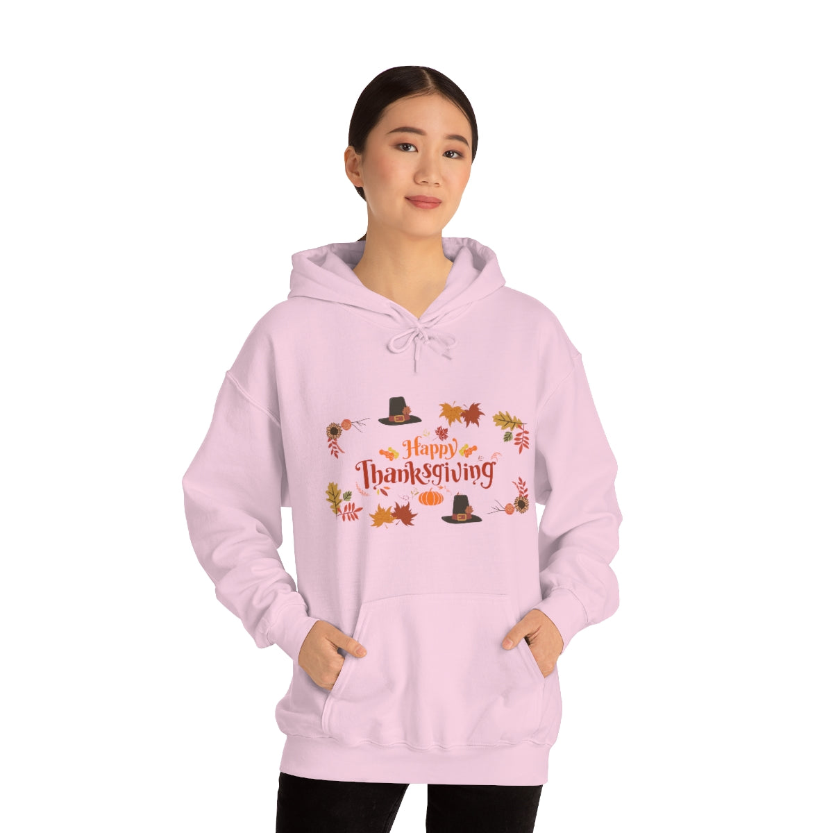 Happy Thanksgiving Unisex Heavy Blend™ Hooded Sweatshirt