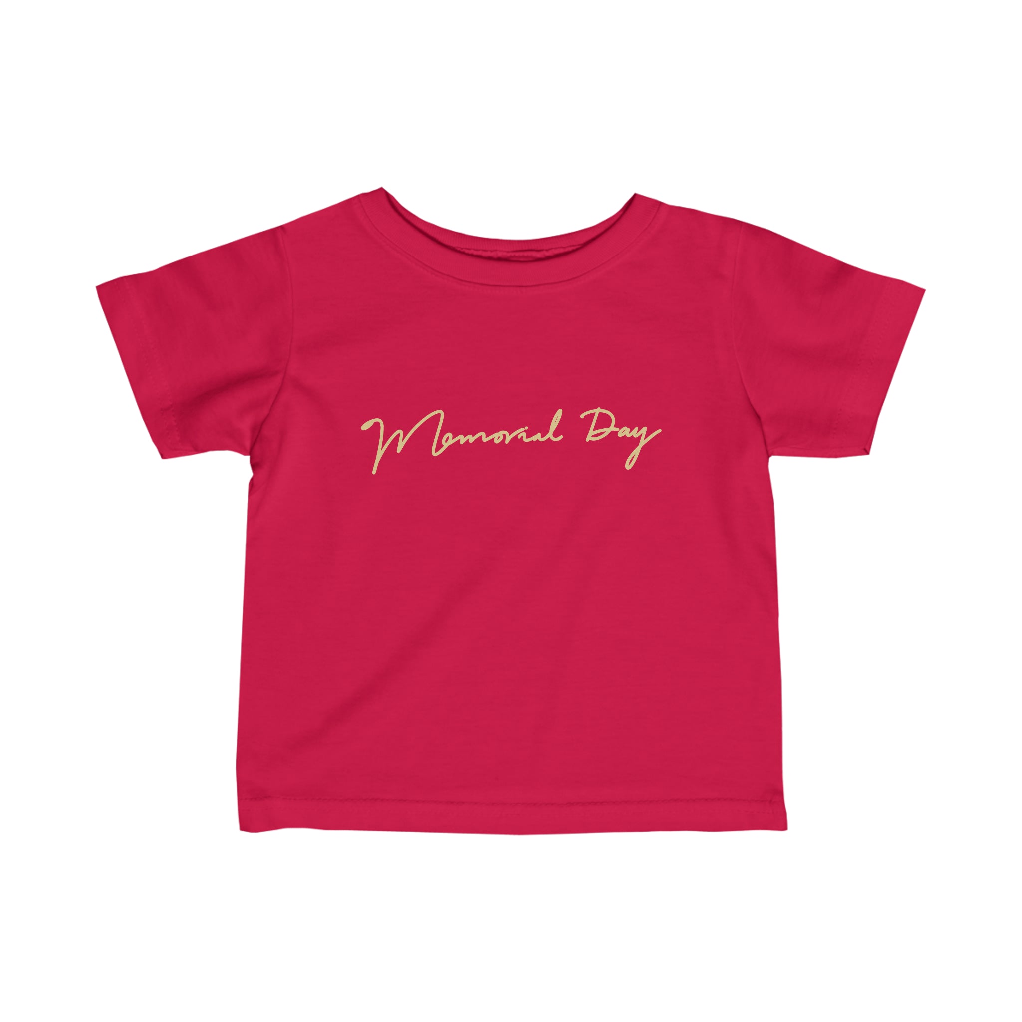 Memorial Day Infant Fine Jersey Tee