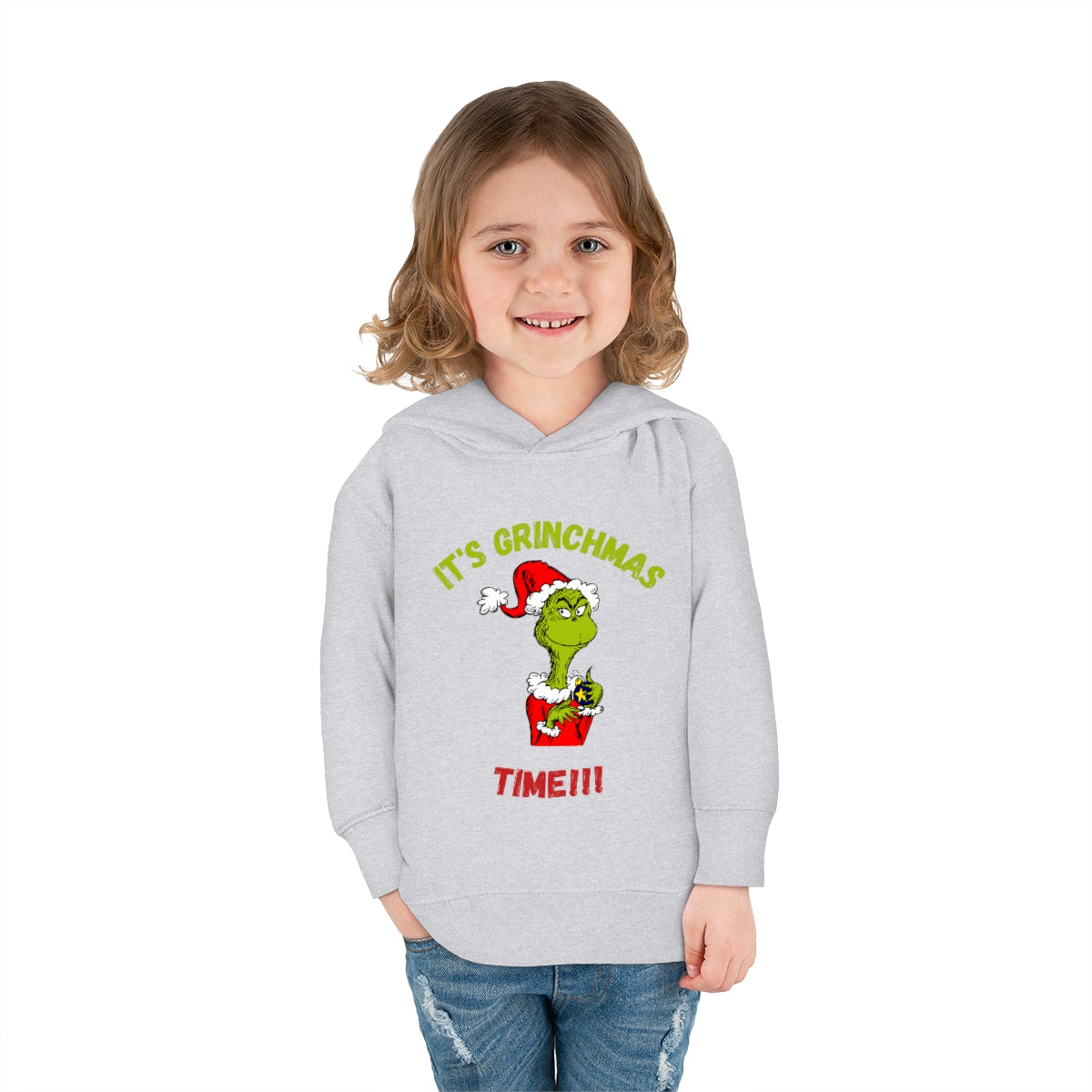 It's Grichmas Time!!! Toddler Pullover Fleece Hoodie