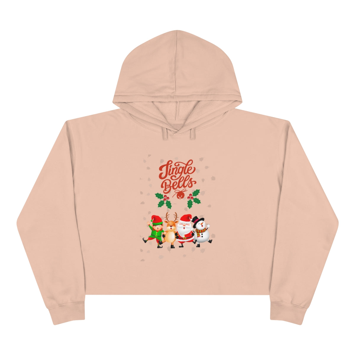 Jingle Bells Crop Hoodie