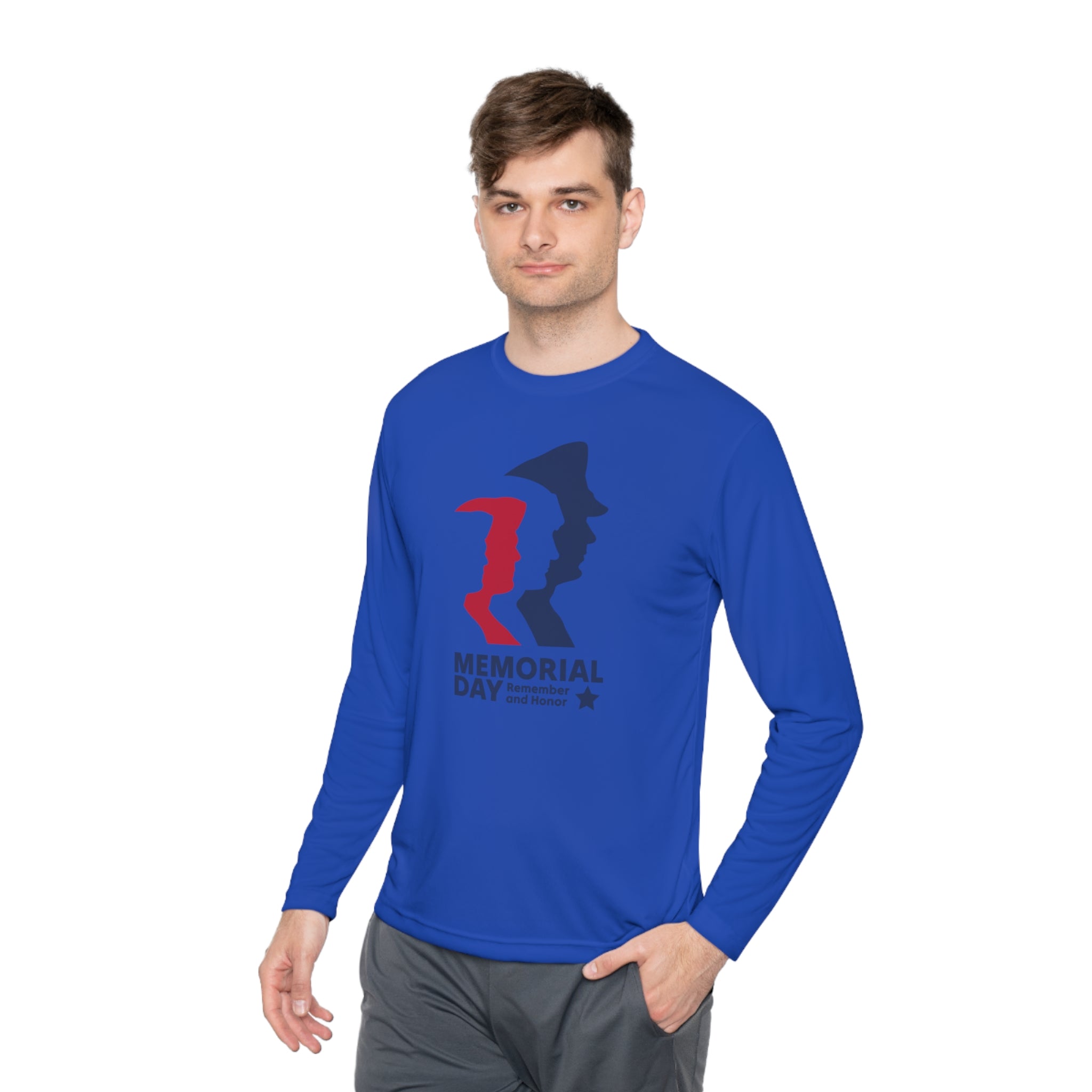 Memorial Day Heroes Unisex Lightweight Long Sleeve Tee