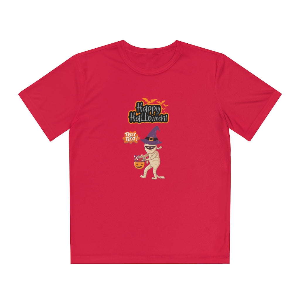 Happy Halloween Mummy Youth Competitor Tee