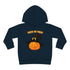 Pumpkin Trick or Treat Toddler Pullover Fleece Hoodie