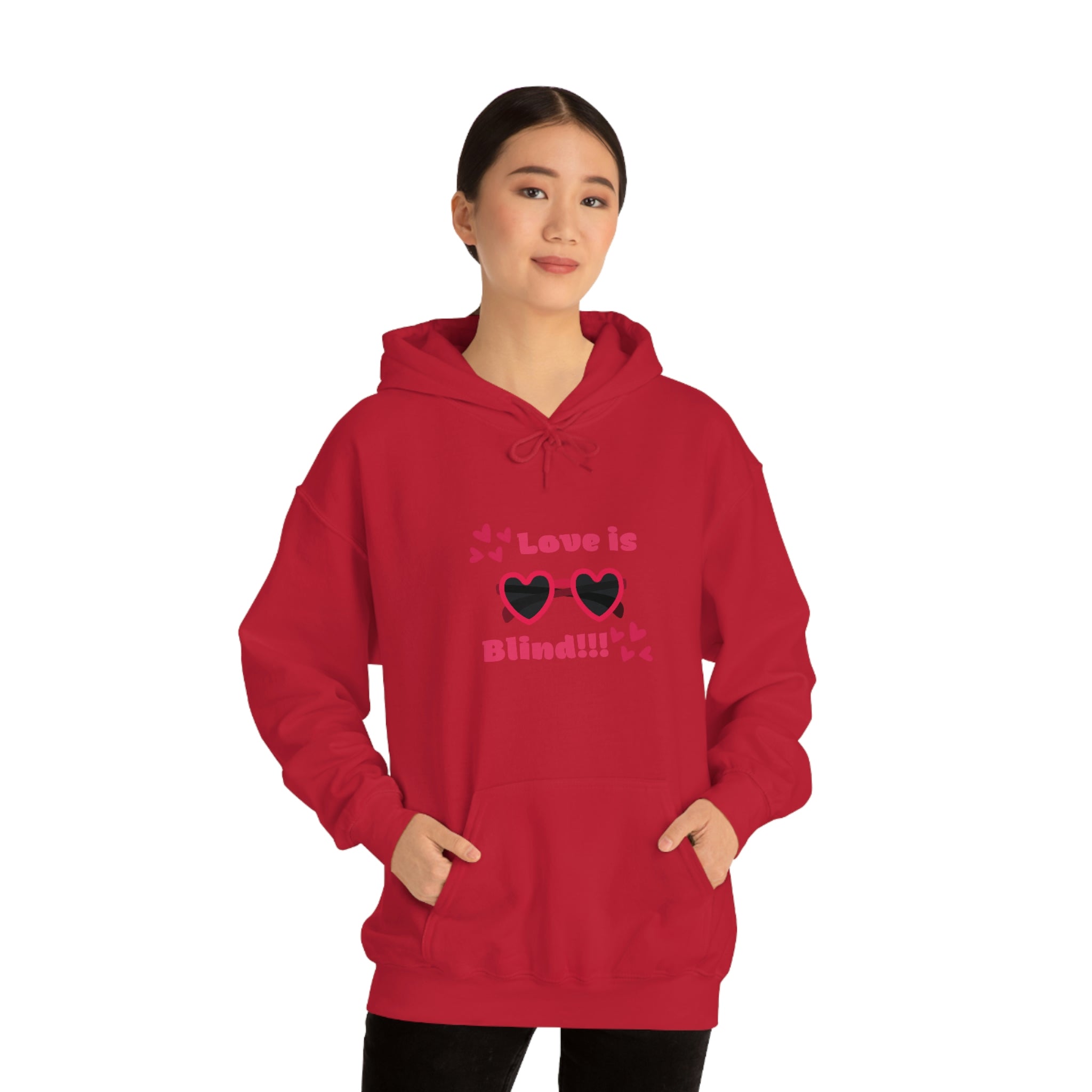 Love Is Blind!!! Unisex Heavy Blend™ Hooded Sweatshirt