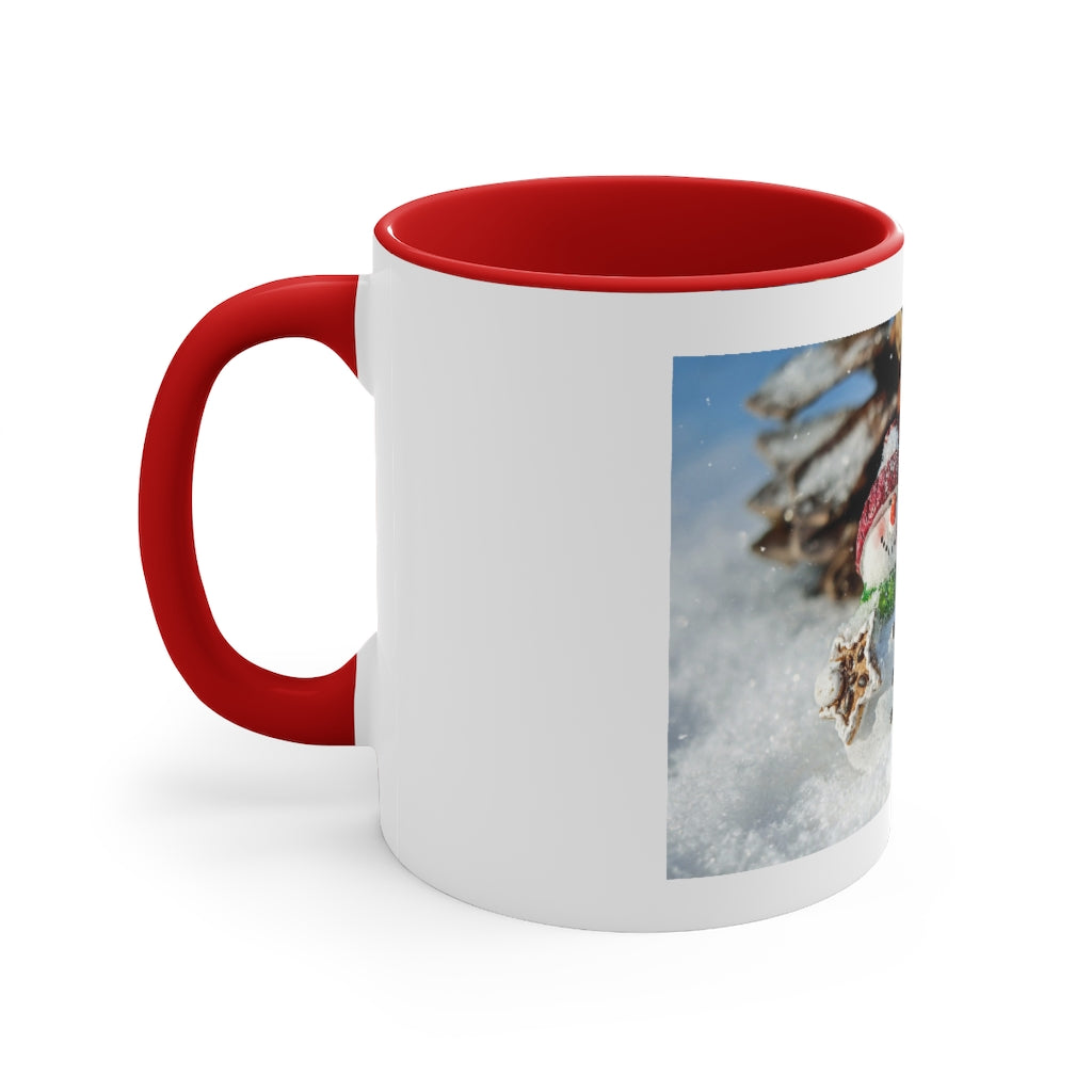 Merry Christmas Accent Coffee Mug, 11oz