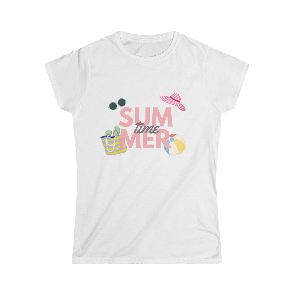 Summer Time Women's Softstyle Tee