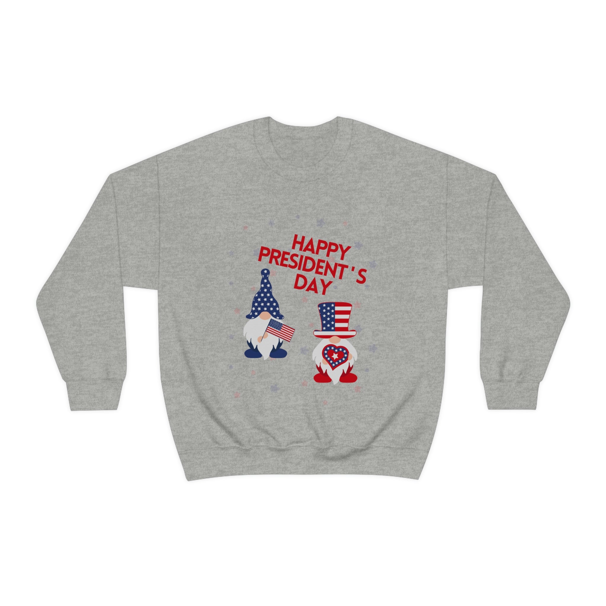 Happy President's Day Gnome Unisex Heavy Blend™ Crewneck Sweatshirt