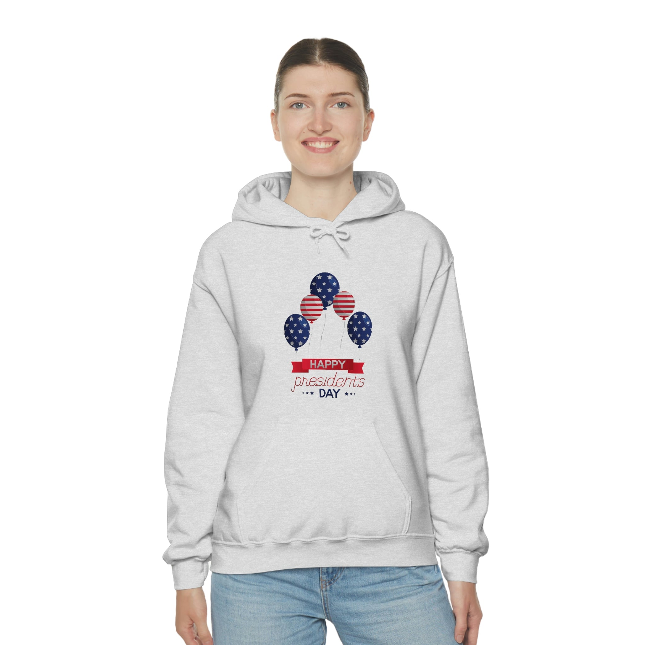 Happy President's Day Stars & Stripe Unisex Heavy Blend™ Hooded Sweatshirt