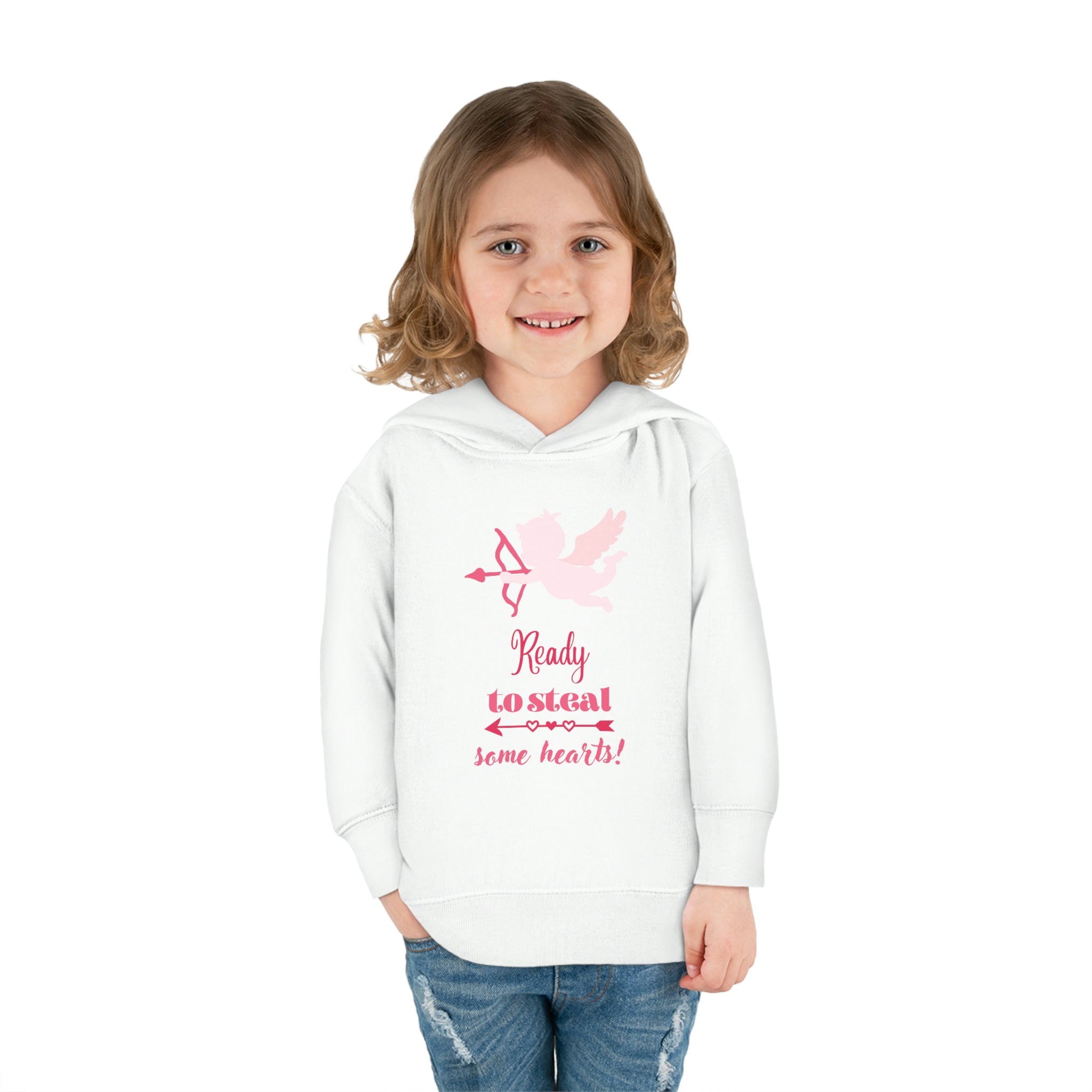 Ready To Steal Some Hearts!! Toddler Pullover Fleece Hoodie