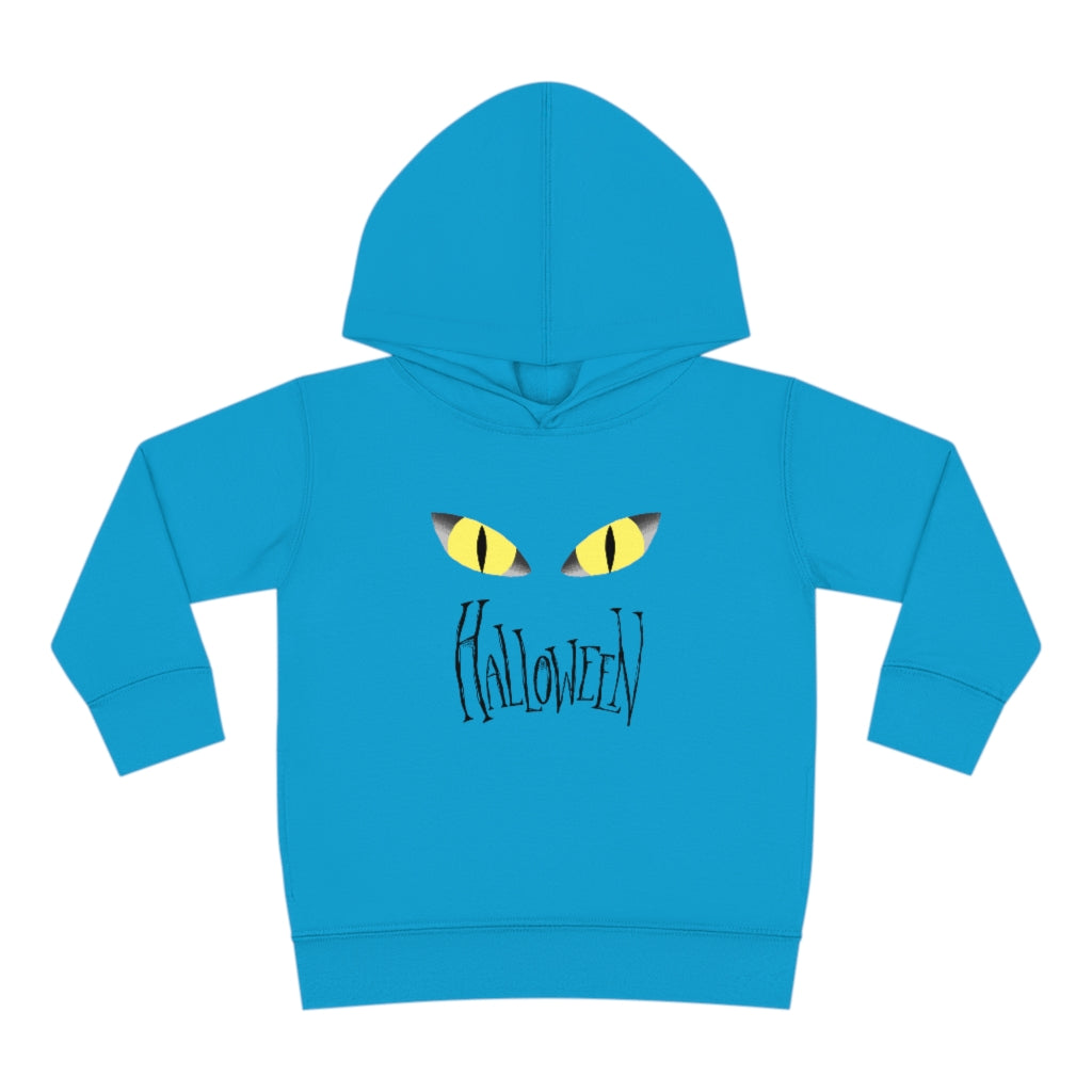 Halloween Cat's Eye Toddler Pullover Fleece Hoodie